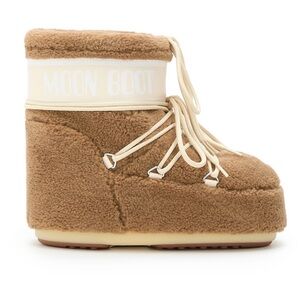 NWT Camel Fleece Icon Low Moon Boot